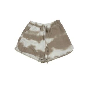 Brown and white shorts size Small